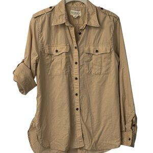 Denim & Supply Ralph Lauren Expedition Safari Field Shirt L All Cotton Khaki